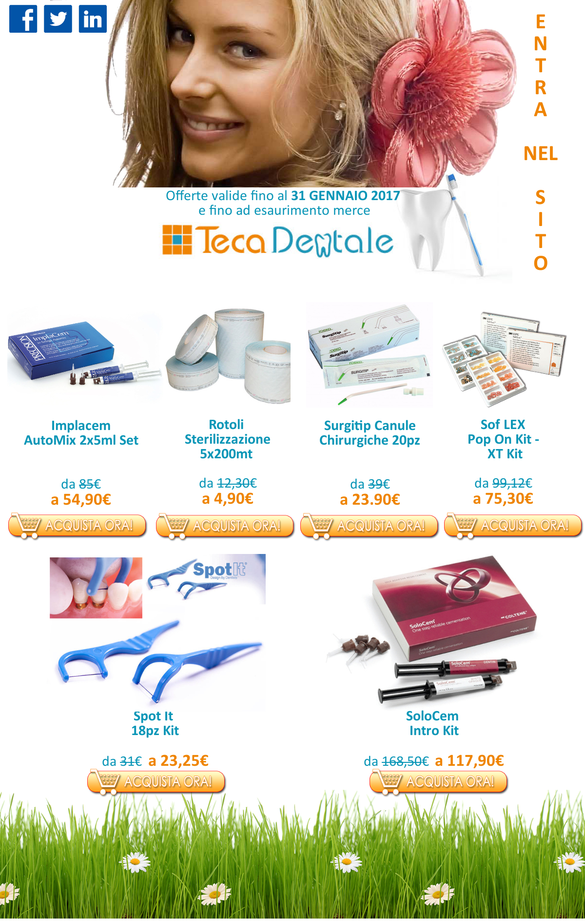 Vieni a scoprire tutte le nostre offerte su TecaDentale.it 
