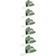 Portaimpronte Forate Acciaio Con Bordino XL U6 1pz