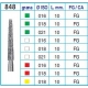 Frese Diamantate Ref.848 ISO 021 10mm FG Grana Media 5pz