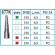 Frese Diamantate Ref.877K ISO 016 8,0mm FG Grana Fine 5pz