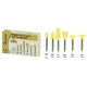 Gommini Silicone X CA Colore Giallo C7 Perone 12pz