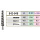 Frese Diamantate Grana Media 842-848 Ref.450 1pz