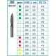 Frese Diamantate Ref.368 ISO 016 3,0mm FG Grana Extra Fine 5pz