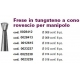 Frese Tungsteno Cono Rovescio X Manipolo D.012 6pz