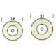 Spazzol. Feltro Ruota N.M. 12pz