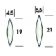 Spazzol. Feltro Lent. N.M. 12pz