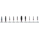Frese Durezza 3300 HV T.Incroc. Fine x Manipolo 289/010 1pz