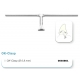 Ganci OK Clasp 0.8mm 10pz