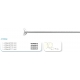 Ganci J Clasp 0.8mm 10pz