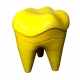 Sgabello Forma Molare Colore Giallo Simpson 1pz