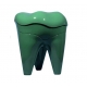 Sgabello Forma Molare Colore Verde 1pz