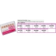 Coni Guttaperca Normalizzati Rosa 28mm FF 100pz