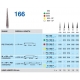 Frese Diamantate Ref.859 ISO 014 10mm Grana Fine 5pz