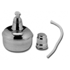 Lampada Alcool Acciaio Con Stoppino 1pz