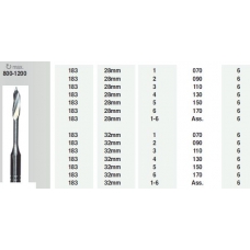 Largo 32mm ISO 1-6 Assortimento 6pz
