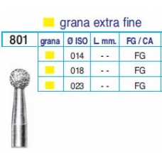 Frese Diamantate Ref.801 ISO 018 FG Grana Extra Fine 5pz