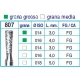 Frese Diamantate Ref.807 ISO 018 5,0mm FG Grana Media 5pz