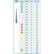 Frese Diamantate Ref.859 ISO 014 10mm FG Grana ExtraFine 5pz