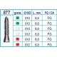 Frese Diamantate Ref.877 ISO 012 6,0mm FG Grana Fine 5pz