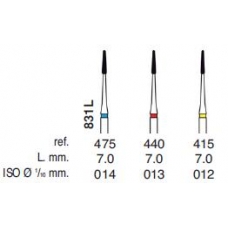 Frese Perio RA 204 Collo Lungo Ref.475 ISO 014 1pz