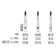 Frese Perio RA 204 Collo Lungo Ref.640 ISO 014 1pz