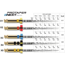 Protaper Next X1-X2-X3 21mm 6pz