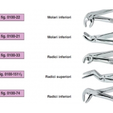 Pinze Estrazioni Adulti Molari Inferiori 1pz