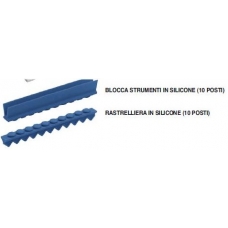Blocca strumenti in silicone (10posti) 1pz