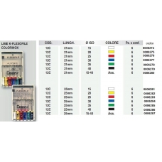 Lime K Flexofile Coloriox 12C 25mm ISO 35 6pz
