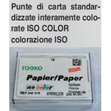 Punte Carta Iso Color 28mm ISO 20 200pz