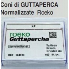 Coni Guttaperca Normalizzate 28mm Misura MF 100pz