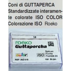 Coni Guttaperca Standardizzate Iso Color 28mm ISO 25 100pz