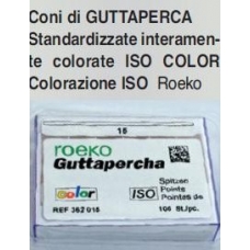 Coni Guttaperca Standardizzate Iso Color 28mm ISO 50 100pz