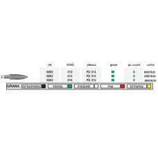 Frese Diamantate Ref.6862 ISO 014 FG 314 6pz