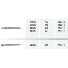 Frese Diamantate Ref.6879K ISO 021 FG 314 6pz