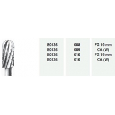 Fresa Tung. E0136-010-19mmFG 5pz