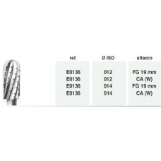 Fresa Tung.  E0136-012-ca 5pz