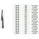 Fresa Tung. E0138-010-25mm FG   -5pz
