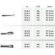 Fresa Tung  E150A-012-19mm FG -5pz
