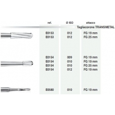 Fresa Tung.  E0154-012-19mm FG  -5pz