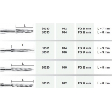 Fresa Tung.  E0533-014-22mmFG 5pz