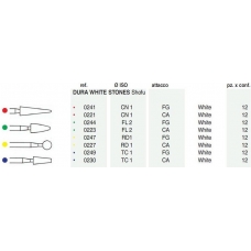 Abrasivi Dura White Stones 0230 12Pz