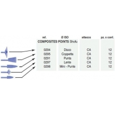 Abrasivi Composites Points 0297 12Pz