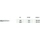 Frese Diamantate Busch Ref.8861 ISO 012 FG314 6,0mm 2pz