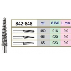 Frese Diamantate Grana Media 842-848 Ref.450 1pz