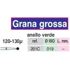 Frese Diamantate Grana Grossa 120-130u Ref.201C 3pz