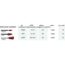 Eveflex BV Lucidanti Ref.BV7 ISO 5x10 Grana Media 10pz