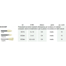 Ecocomp Ref.EC2KM ISO 3x6 Grana Media 10pz