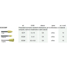 Ecocomp Ref.EC7F ISO 5x10 Grana Extra Fine 10pz