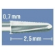 Frese Fissurotomy NTF 313 Corto  -5pz